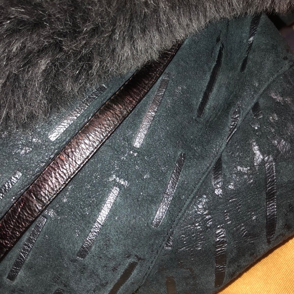 Designer shearling jacket - Picture 3 of 8